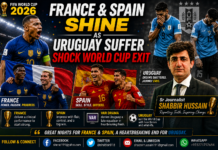 France & Spain shine as Uruguay suffer shock World Cup exit