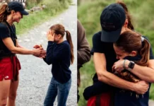 Princess Charlotte gets emotional as Kate returns from charity challenge