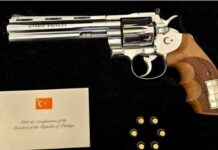 Erdogan gifts revolvers to NATO leaders to showcase Türkiye’s defence industry