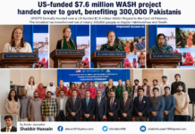 US-funded $7.6 million WASH project handed over to govt, benefiting 300,000 Pakistanis