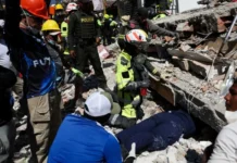 Colombia earthquake death toll rises to 254