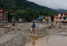 Rescuers search for survivors as Nepal floods leave over 160 dead