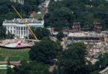 Trump asks supreme court to allow White House ballroom construction